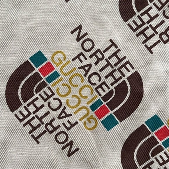 Gucci x The North Face Logo Print Polo Shirt - Picture 3 of 5